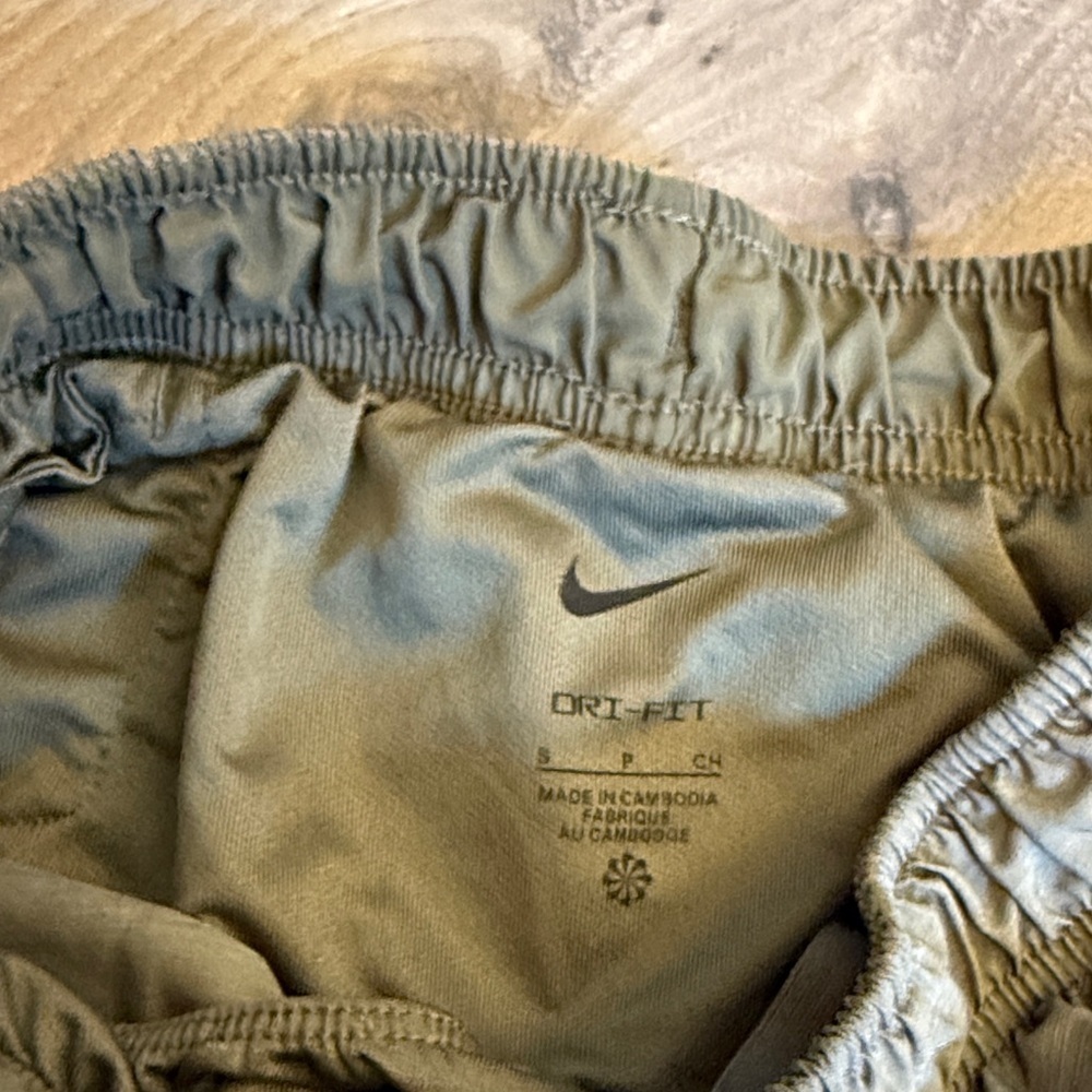 Nike Women's Athletic Shorts - Olive and Black bundle of two - Picture 5 of 8